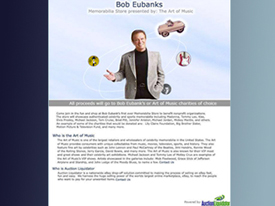 Bob Eubanks Landing Page Charity of Choice