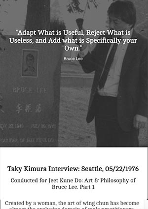 Taky Kimura Interview